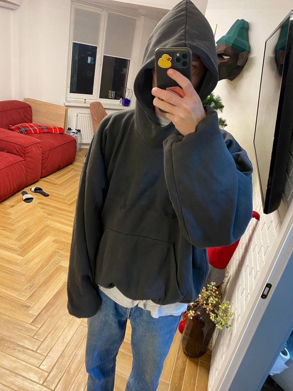 Balenciaga × Gap × Kanye West Yezzy Gap By Balenciaga Dove Hoodie Size US M / EU 48-50 / 2 - 17 Thumbnail