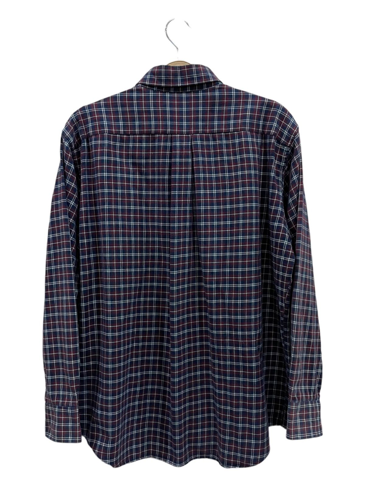 Flannel × Japanese Brand × Lands' End Vintage Land’s End Travis Scott Style Tartan Plaid Flannel Size US L / EU 52-54 / 3 - 2 Thumbnail