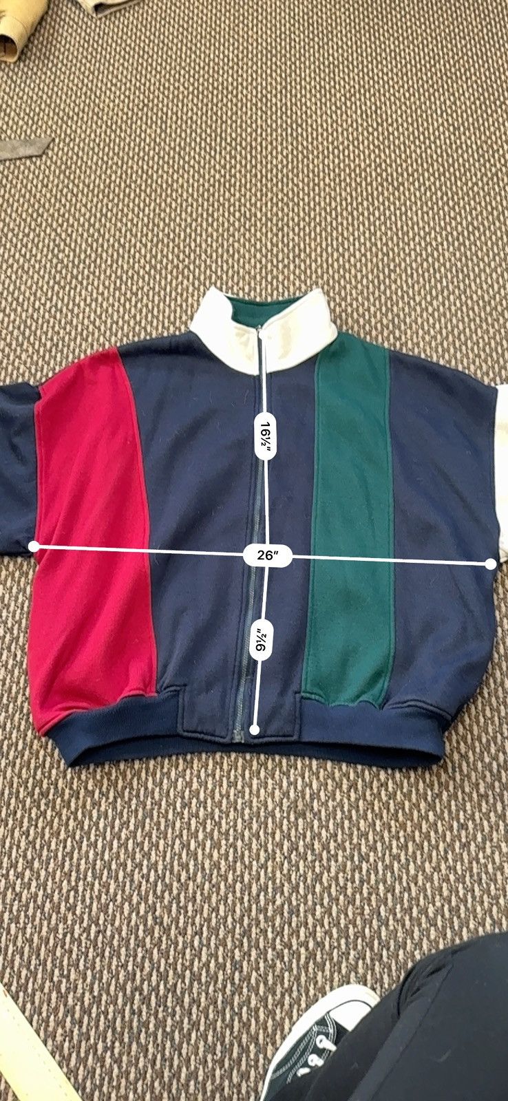 Christian Dior Monsieur × Vintage Vintage 80s Christian Dior Track Top Sweater Zip sleeve logo Size US XXL / EU 58 / 5 - 8 Thumbnail