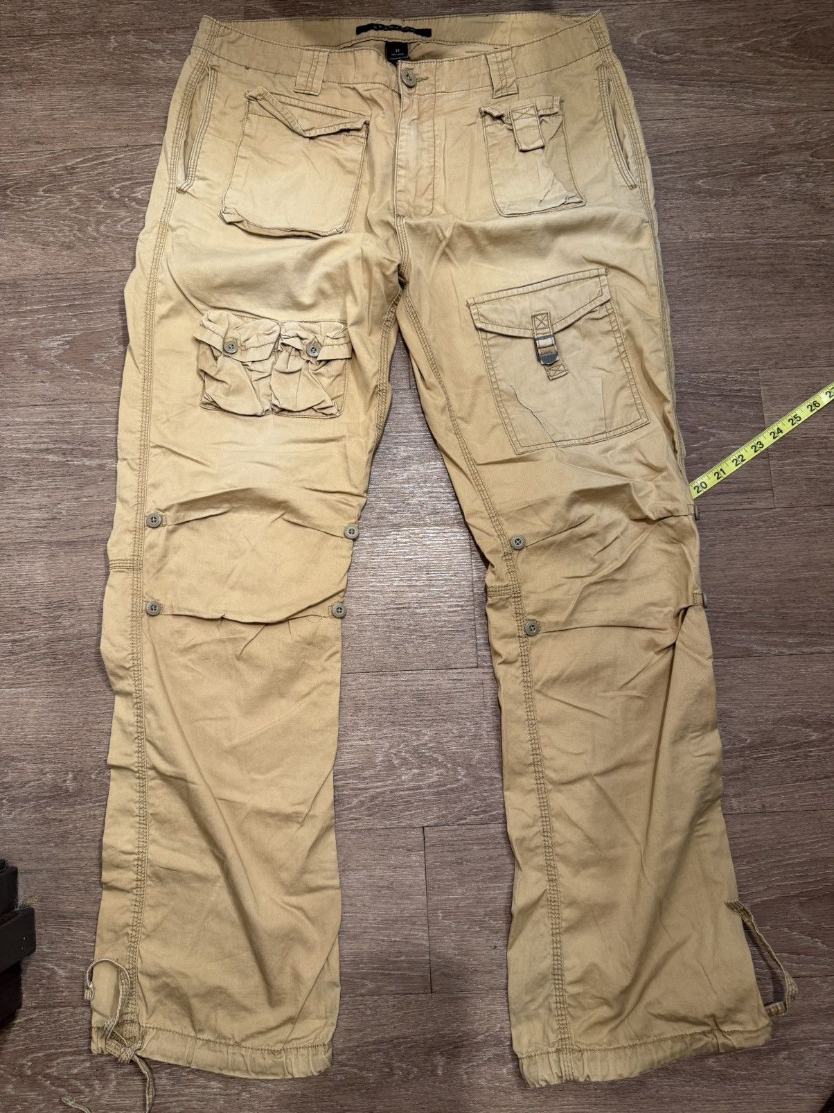 Sean John ***FINAL DROP***RARE 00s SEAN JOHN TECHNICAL WIDE CARGO 34 Size US 34 / EU 50 - 1 Thumbnail