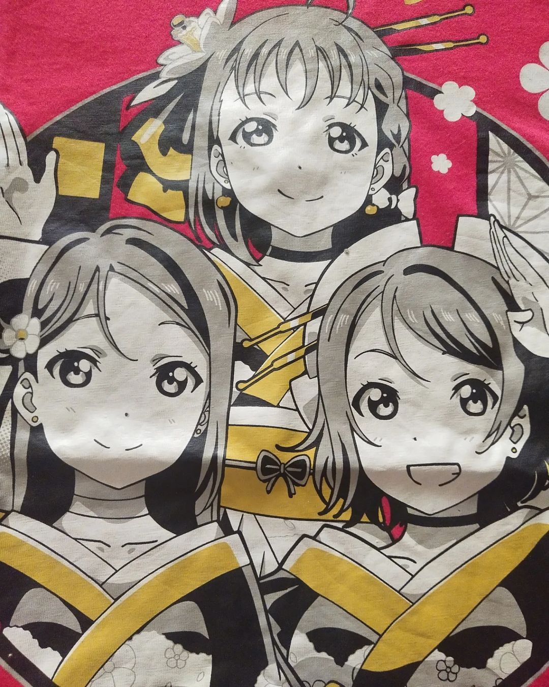 Anime × Japanese Brand Love Live Sunshine! Red Trio Art Anime Idol Tees Banpresto Size US L / EU 52-54 / 3 - 3 Thumbnail