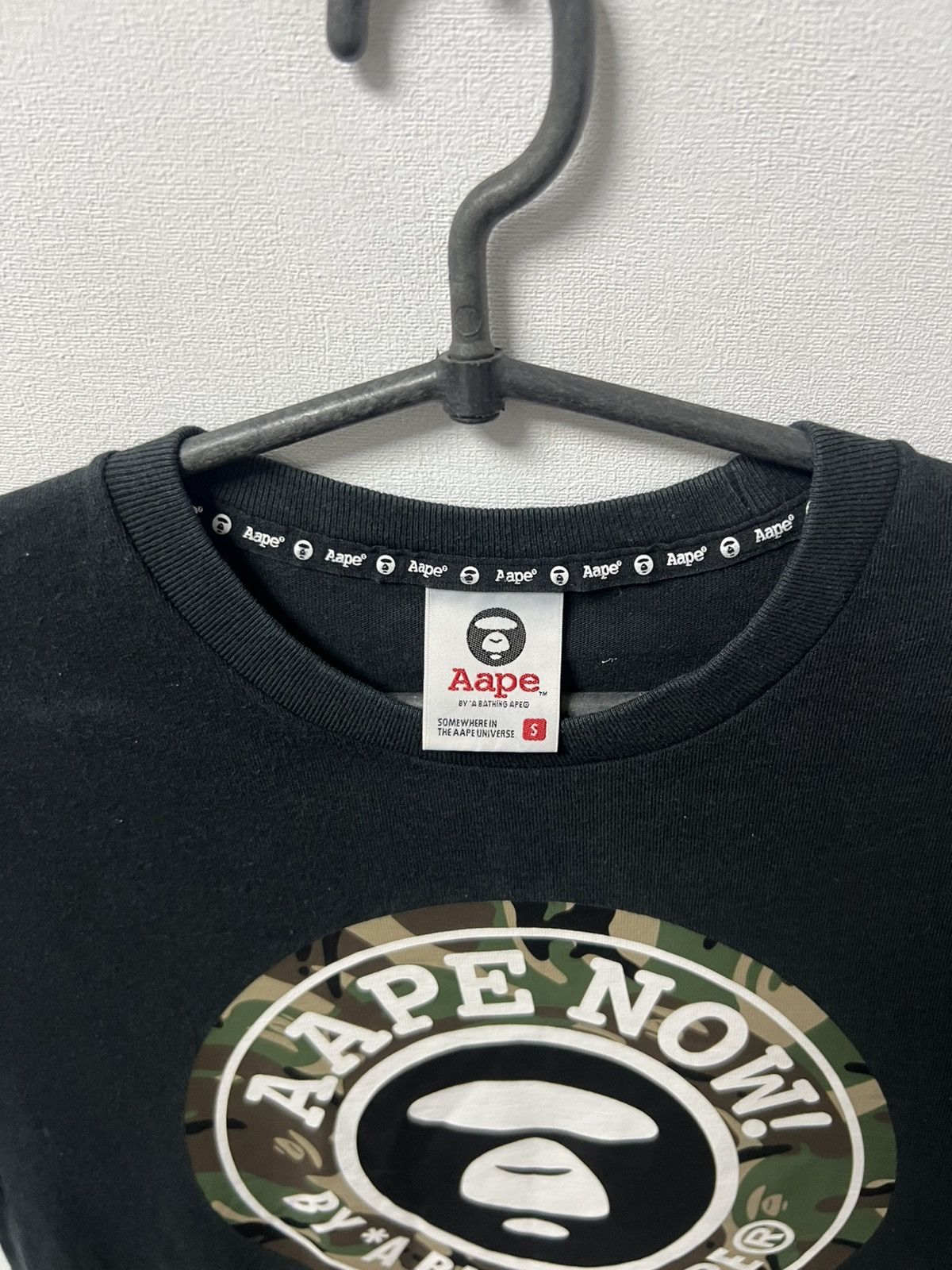 Aape Aape circle logo t-shirt tee big logo Size US S / EU 44-46 / 1 - 5 Thumbnail
