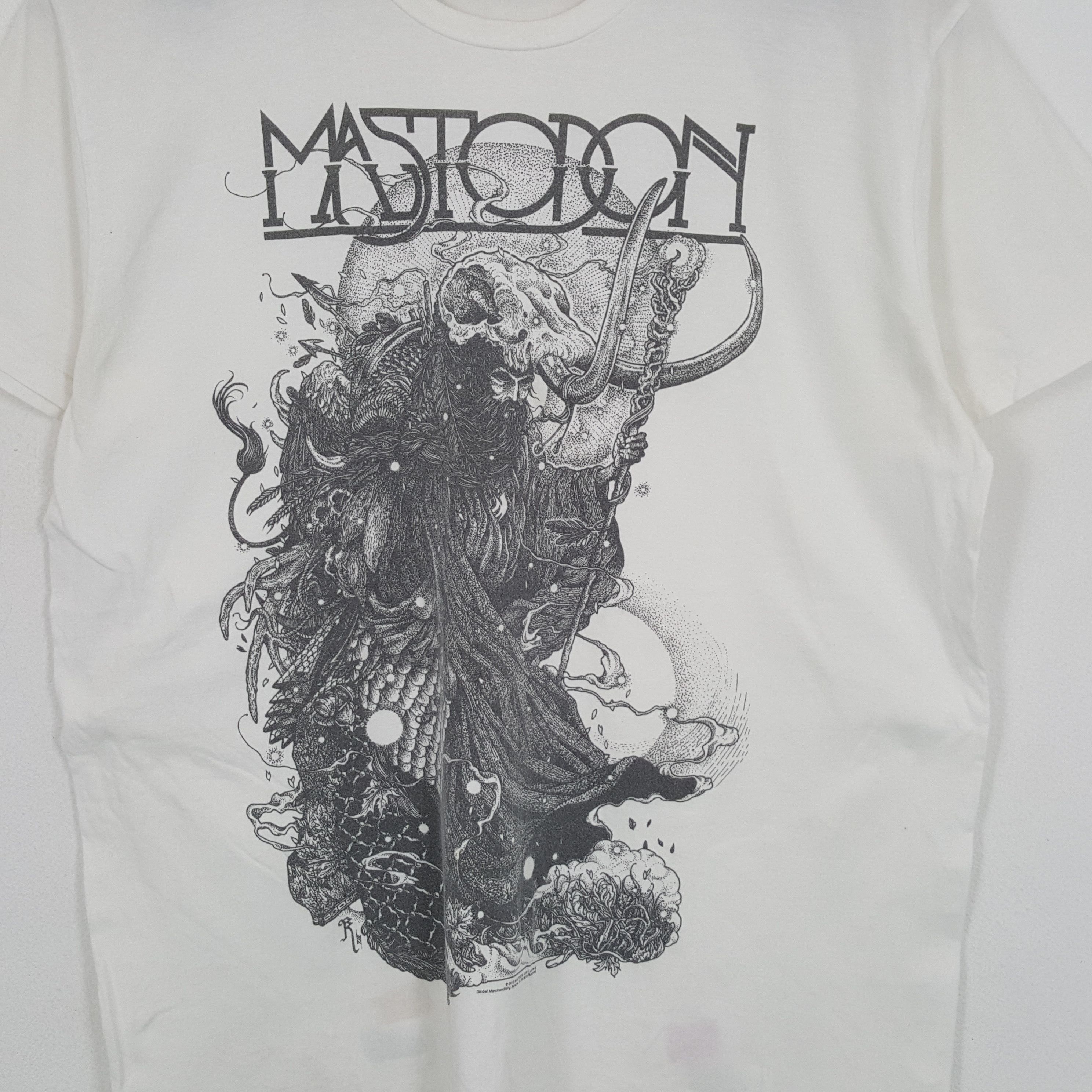 Band Tees × Vintage MASTODON Rock Band Streetwear Style Tshirt Size US XL / EU 56 / 4 - 2 Thumbnail