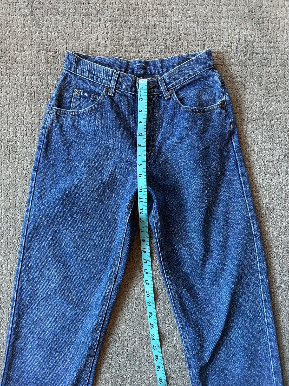 Lee × Vintage Dark Wash Straight Leg Jeans Size US 30 / EU 46 - 3 Thumbnail