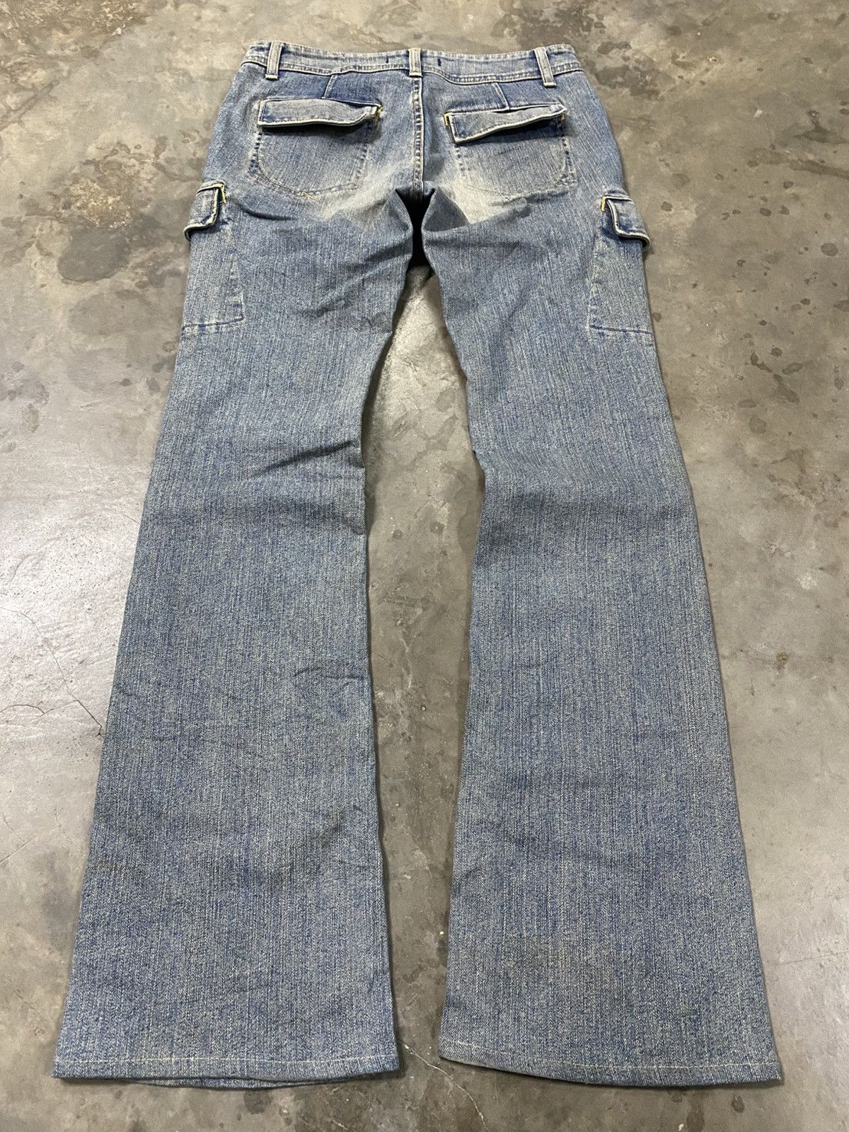 Hysteric Glamour × If Six Was Nine × Tornado Mart Flare Jeans Georgia Love Cargo Stretch Jeans @267 Size US 29 - 1 Thumbnail