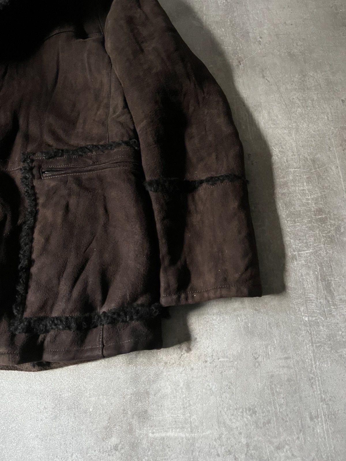 Prada Prada sheep skin shearling brown leather coat Size US L / EU 52-54 / 3 - 4 Thumbnail