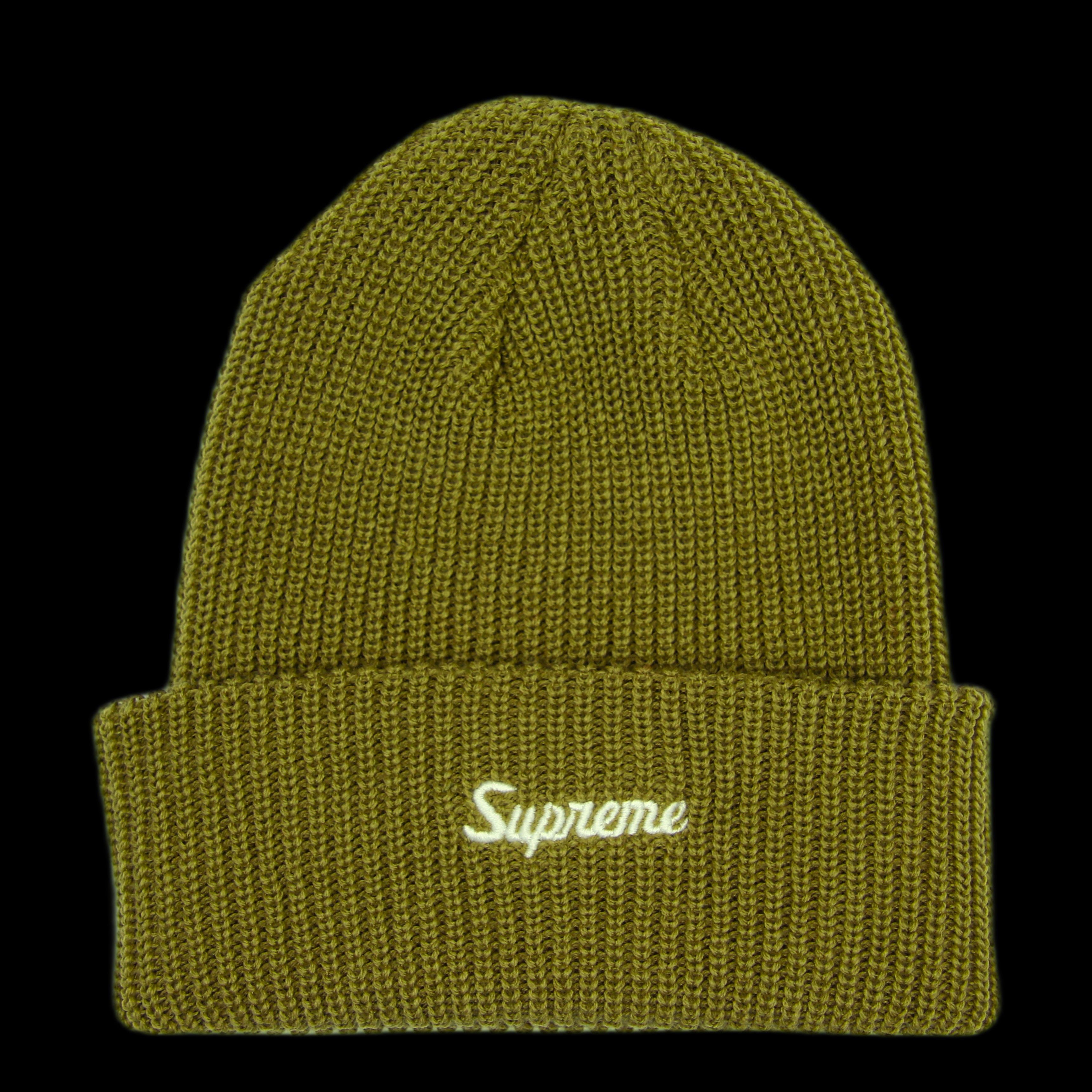 image of Tuque Supreme Loose Gauge Beanie Taupe in Brown, Men's