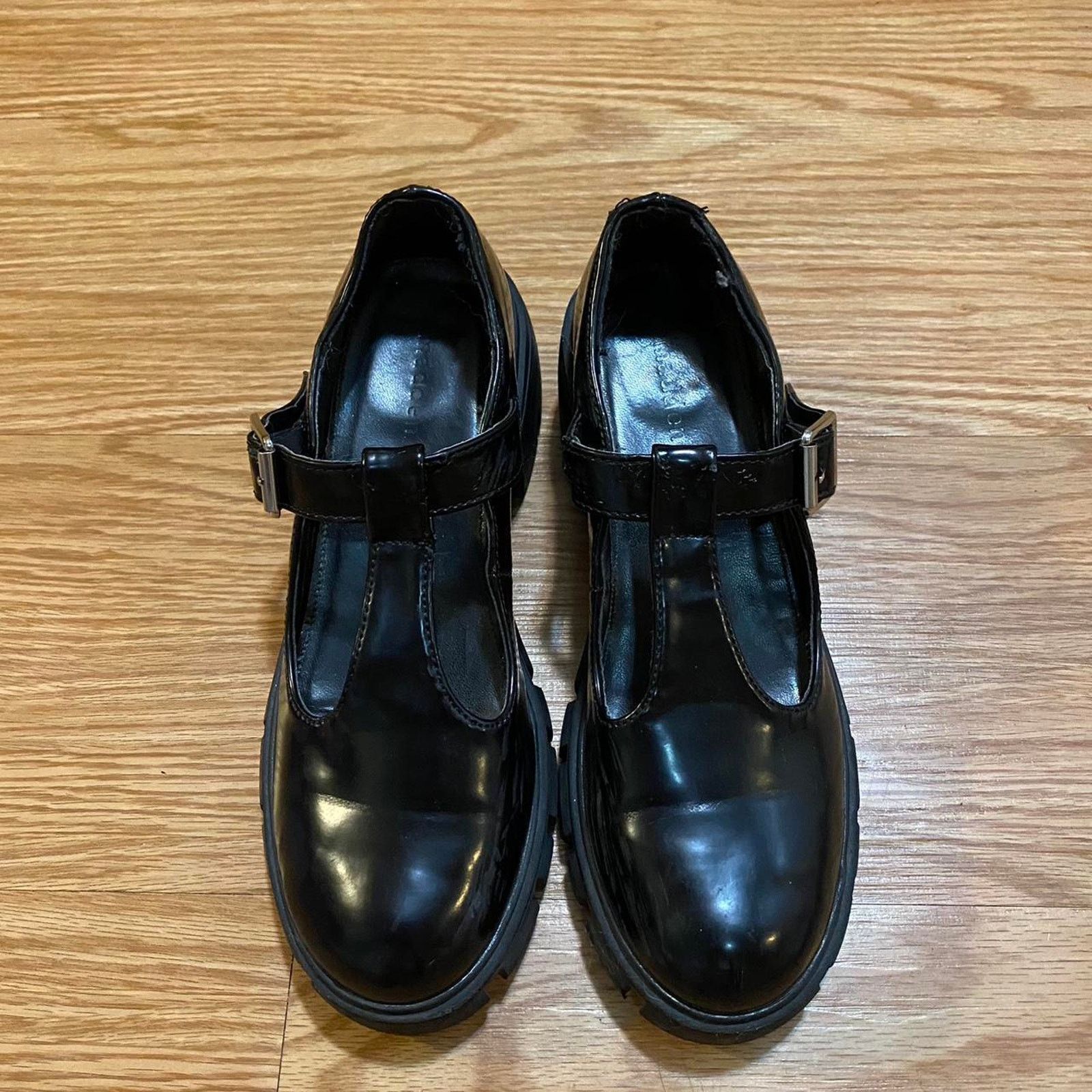 Madden NYC Y2k black chunky mary janes Size US 7 / IT 37 - 3 Thumbnail