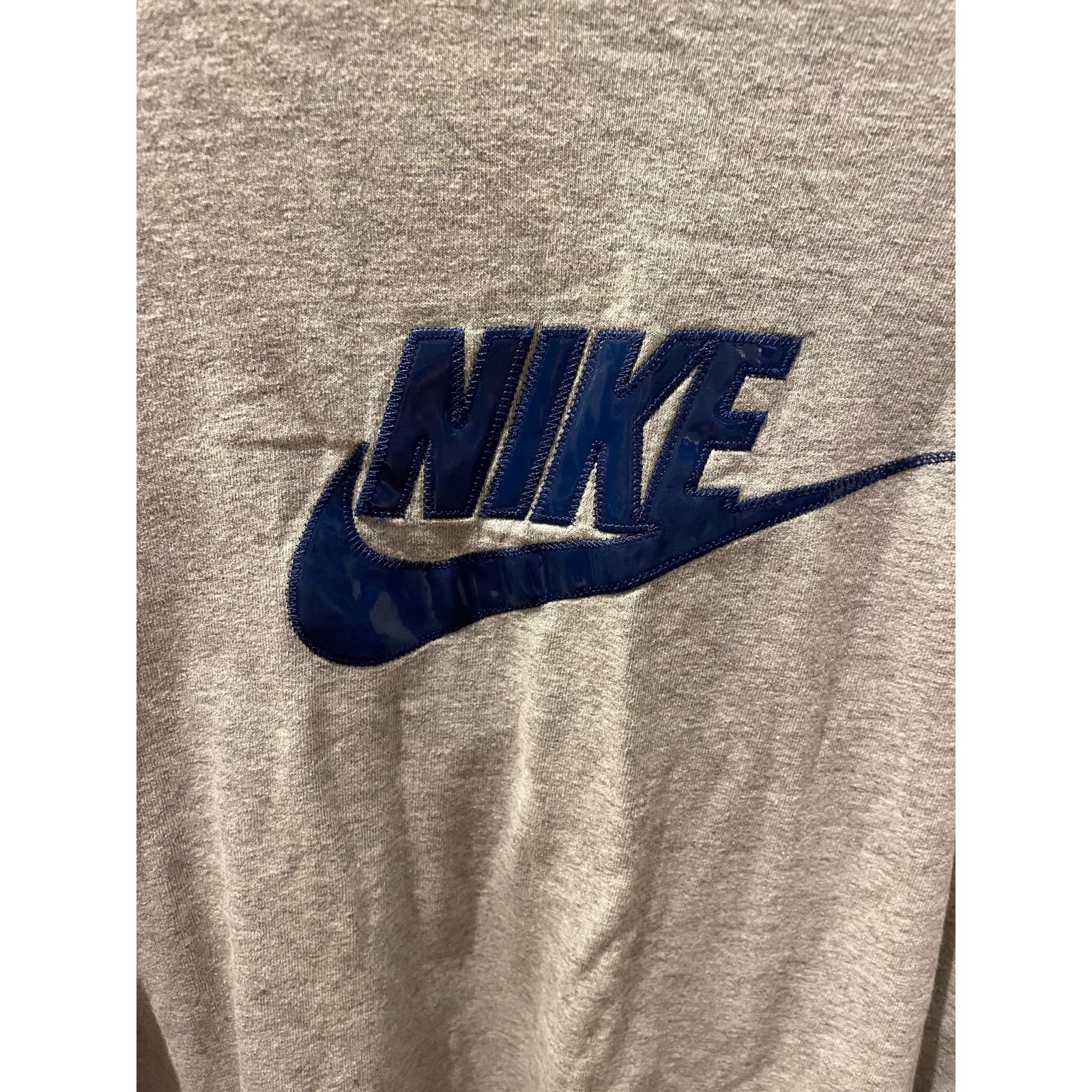 Nike Vintage Y2K Nike Vinyl Blue Logo Silver Label Long Sleeve,XL Size US XL / EU 56 / 4 - 3 Thumbnail
