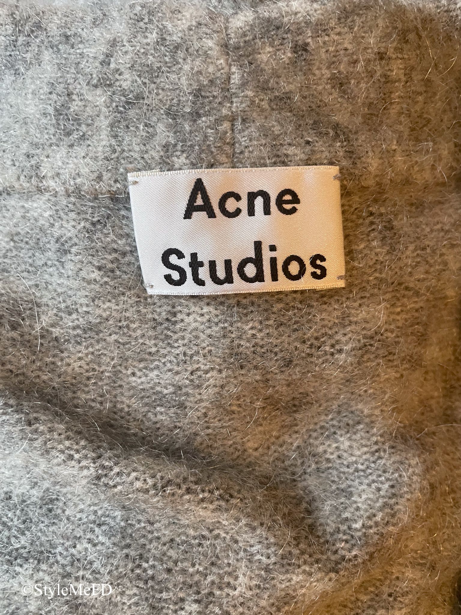 Acne Studios Acne Studios "Deborah" Gray V Neck Sweater Size M / US 6-8 / IT 42-44 - 5 Thumbnail