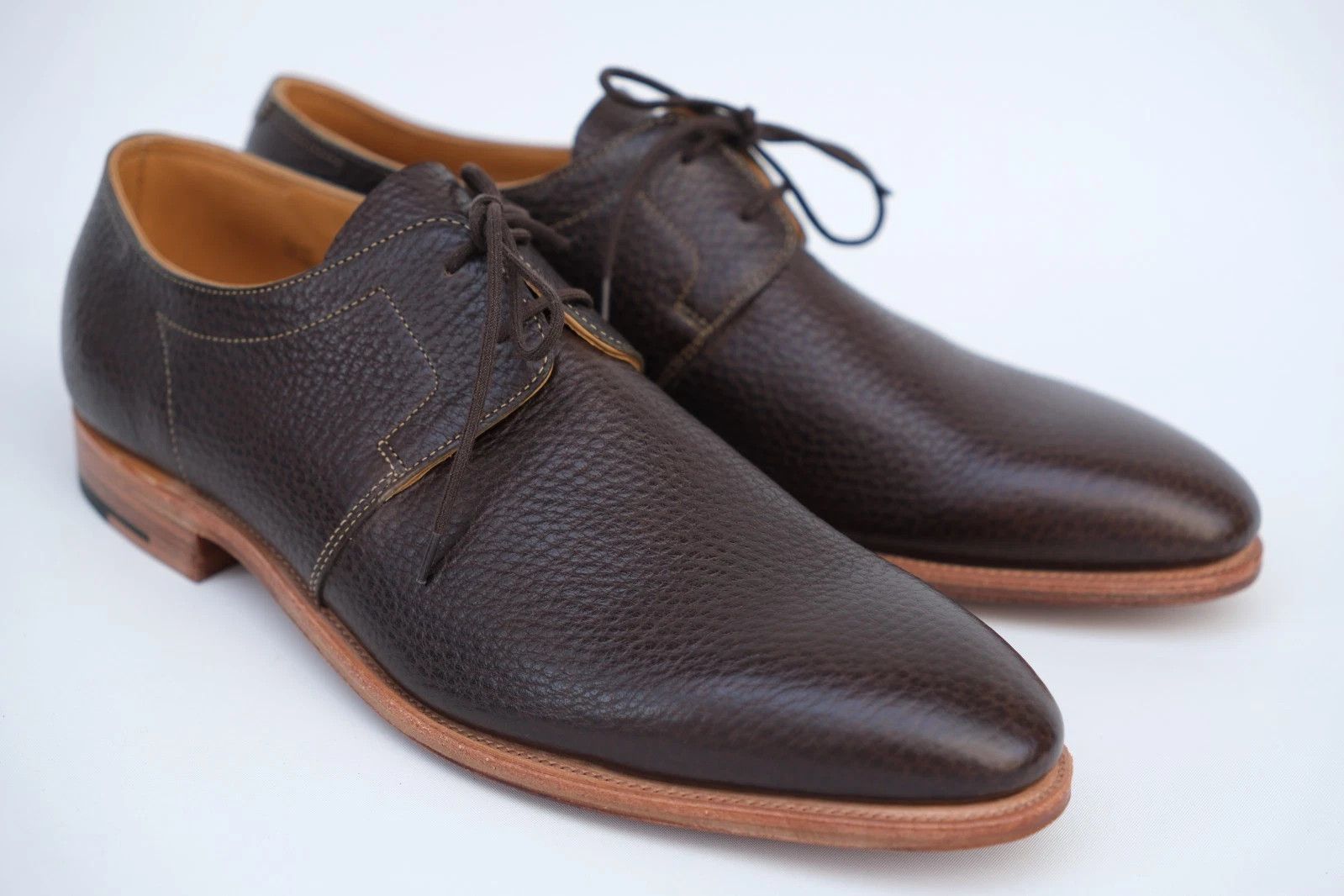 John Lobb John Lobb Drift Pebble-Grain Leather Derby UK8 / US 9 / EU42 Size US 9 / EU 42 - 1 Thumbnail