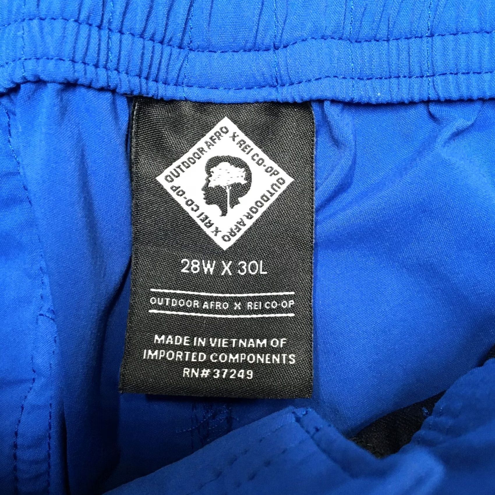 Vintage REI Co-Op x Outdoor Afro Trekking Pants Mens 48x34 Blue Ultralight Nylon Size US 32 / EU 48 - 5 Thumbnail