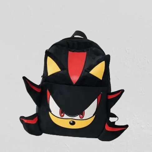 Anime Toon Hedgehog Fox Backpack Plush Shoulder Bag Knapsack Size ONE SIZE - 3 Thumbnail
