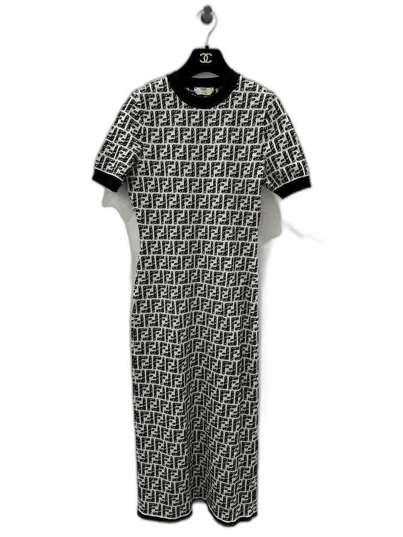 Fendi Fendi Black and White Dress California Edition Size US 30 / EU 46 - 1 Thumbnail