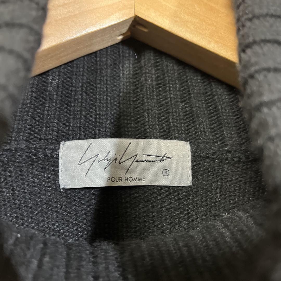 Yohji Yamamoto POUR HOMME 22aw purple fower knit HE-K30-983 Size US L / EU 52-54 / 3 - 5 Thumbnail