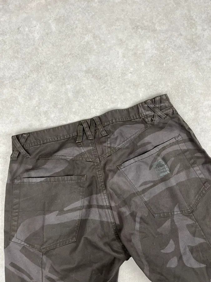Marithe + Francois Girbaud 2000s Marithé + François Girbaud Brown Nylon Tattoo Large Pants Size US 34 / EU 50 - 8 Thumbnail