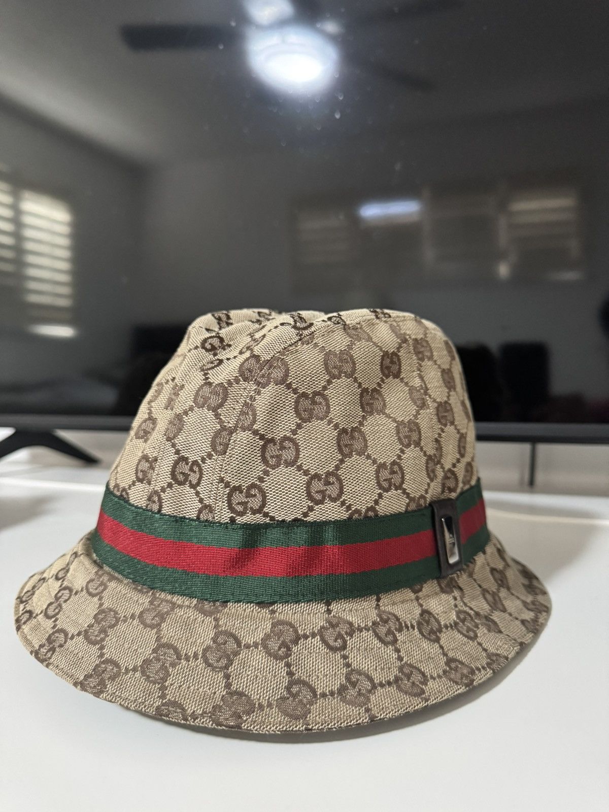 Gucci Vintage Gucci monogram GG Bucket Hat/Fedora | Grailed display picture 1
