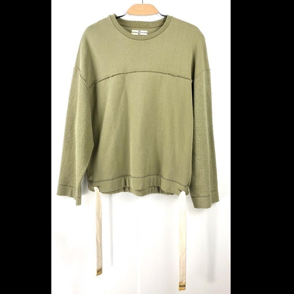 Other Herman Market Olive Sweatshirt (Like Ambush) Size 1 (LGBTQ) Size US L / EU 52-54 / 3 - 2 Thumbnail