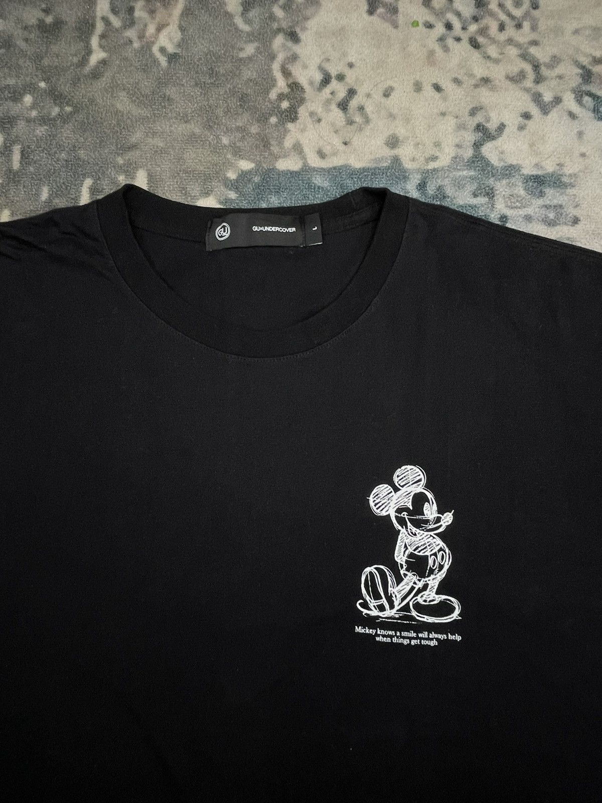 GU × Undercover GU x Undercover Mickey Mouse Design Tshirt Size US L / EU 52-54 / 3 - 4 Thumbnail