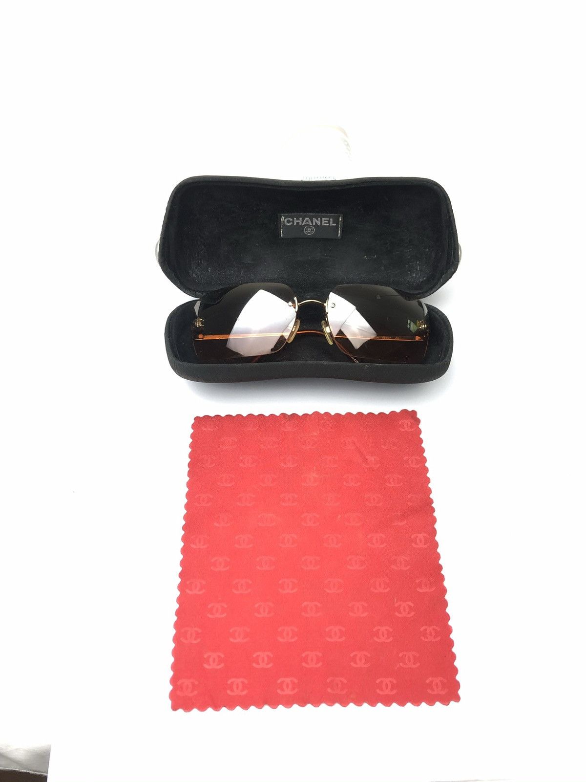 Chanel Chanel CC sunglasses gold Size ONE SIZE - 11 Thumbnail