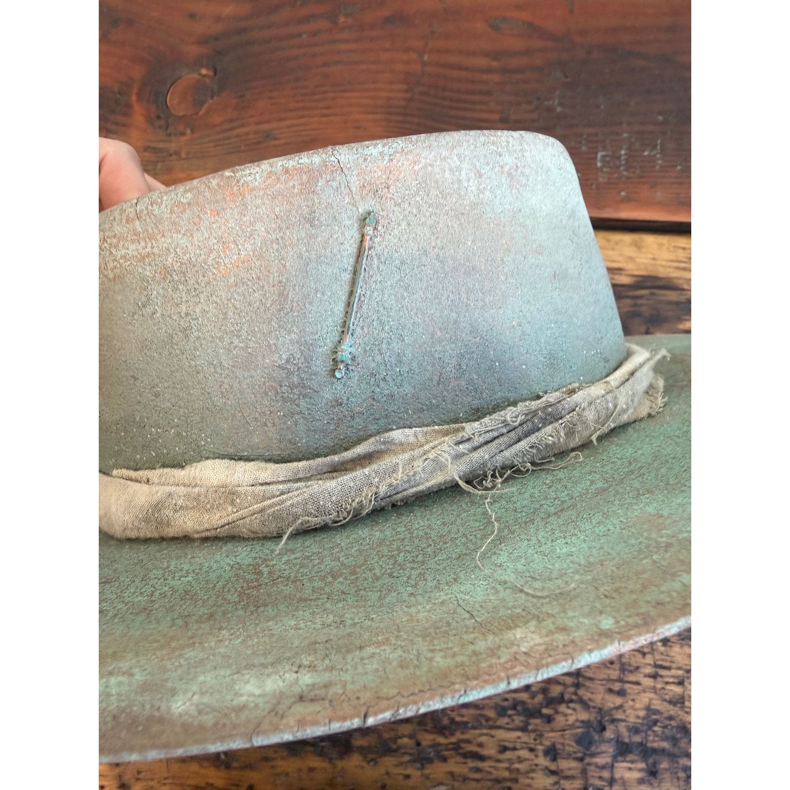 Other Meshika Distressed Wide Brim Hat Size ONE SIZE - 5 Thumbnail