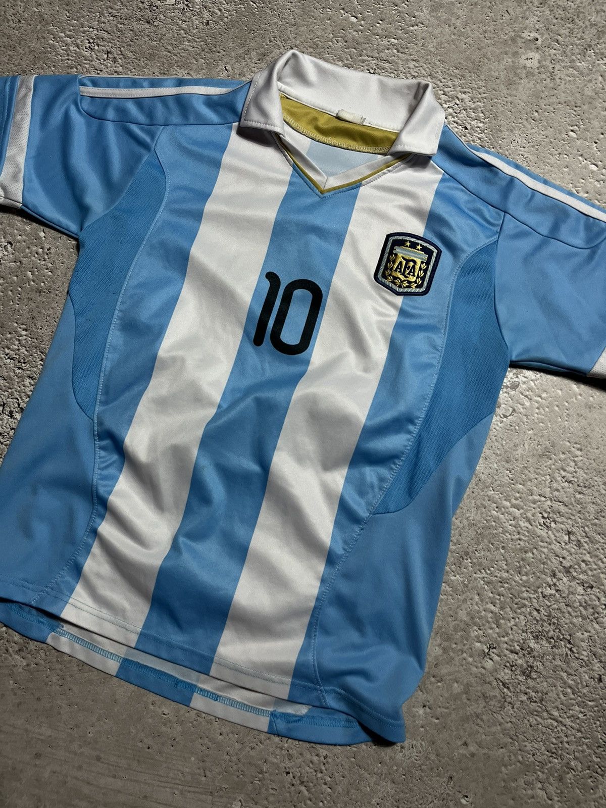 Other World Cup Argentina 10 Messi Soccer Football Jersey Home L Size US L / EU 52-54 / 3 - 2 Thumbnail