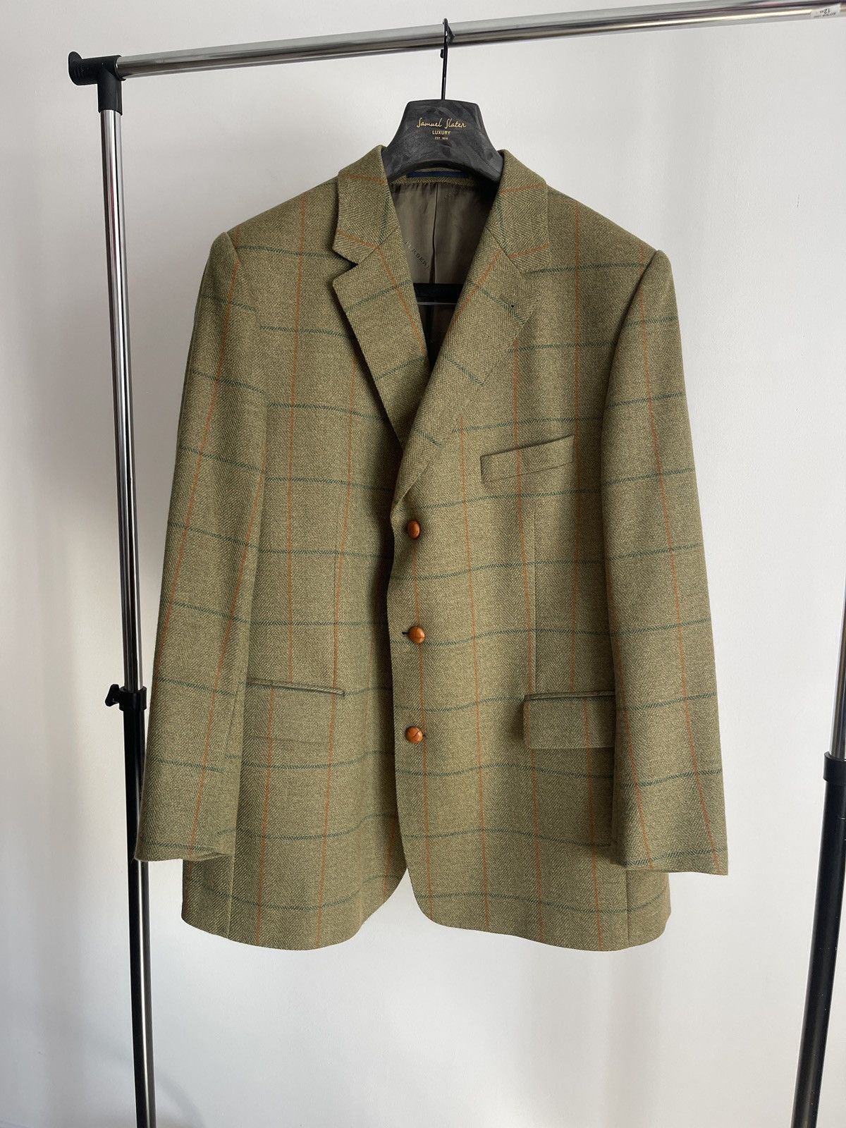 Burberry Vintage Burberry blazer classic jacket wool sport coat Size 48R - 2 Thumbnail