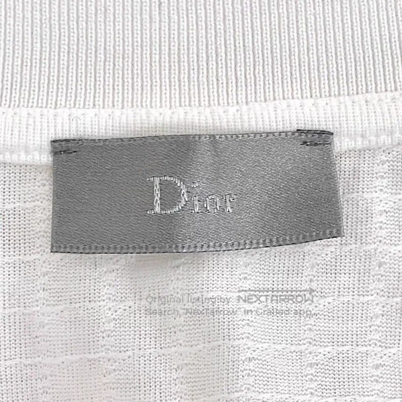 Dior Dior White little bee embroidered cotton long-sleeved polo Size US S / EU 44-46 / 1 - 5 Thumbnail