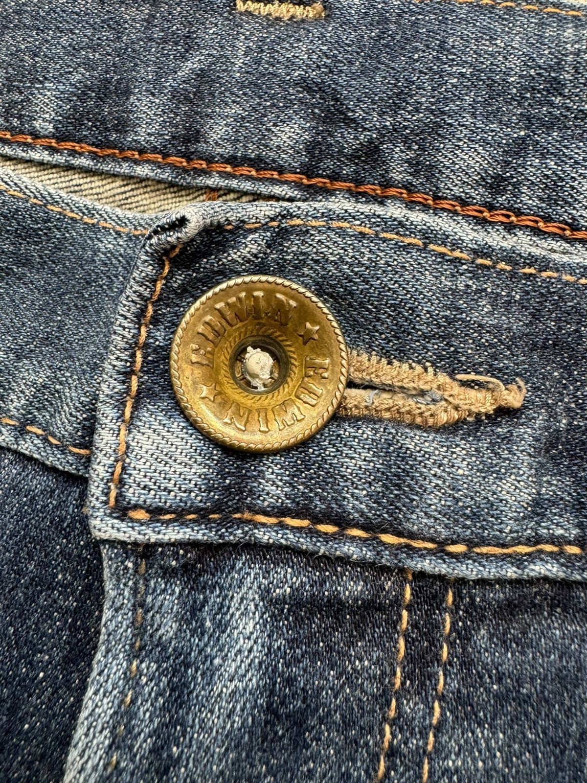 Edwin Edwin Exclusive Vtg Distressed Denim Jeans Size US 38 / EU 54 - 4 Thumbnail