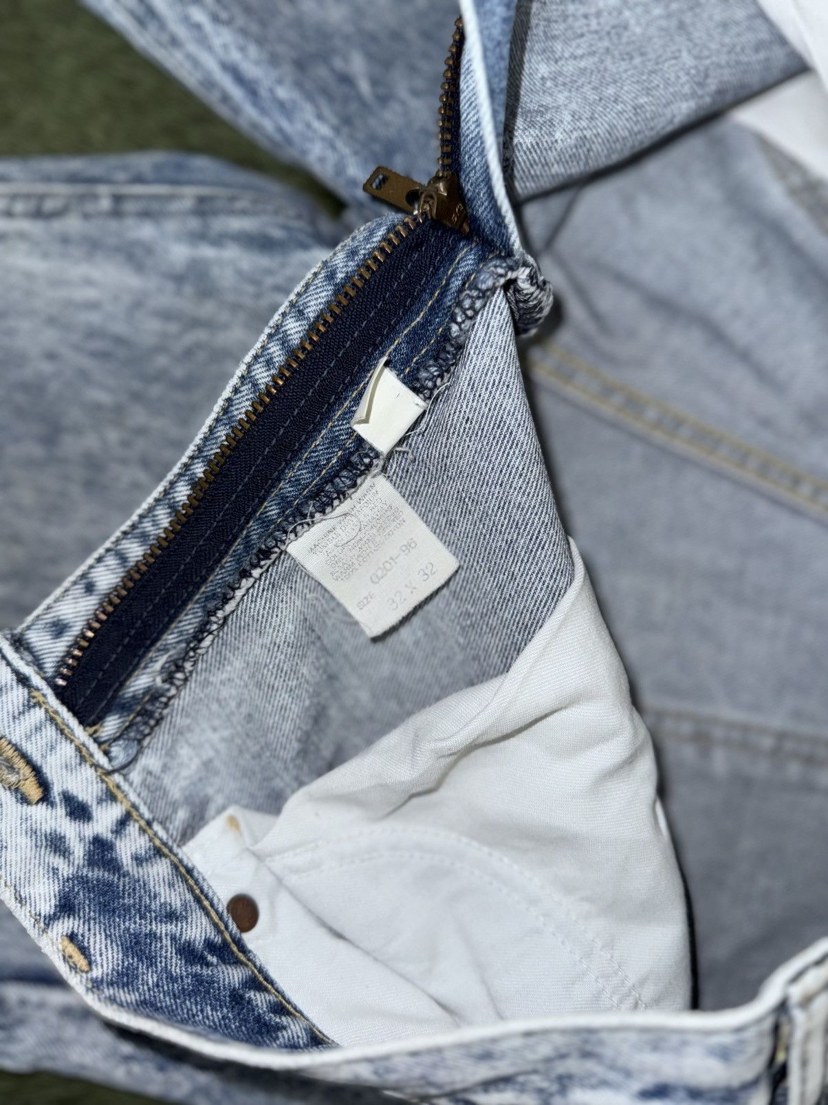 Lee [32X32] LEE RIDERS JAPAN acid washed denim pants indigo Size US 32 / EU 48 - 4 Thumbnail