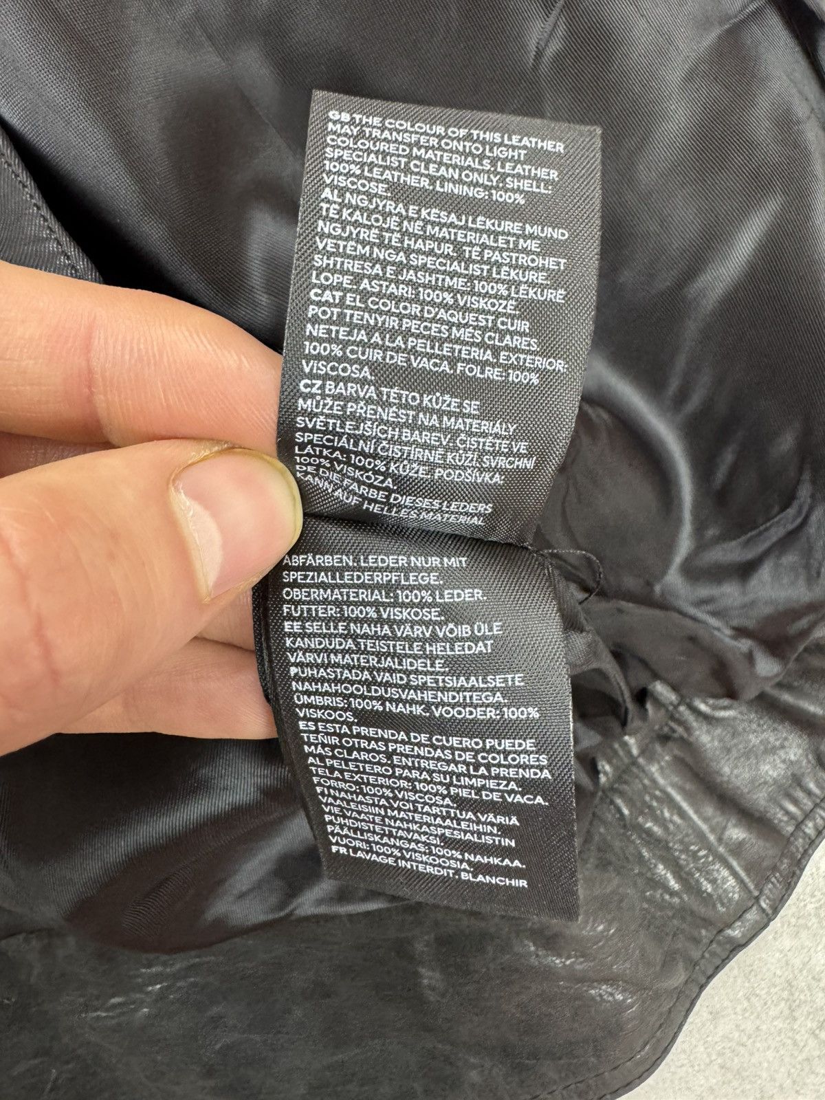 H&M H&M Leather Jacket Biker Cargo Short Flight JKT Mens Preppy Size US XS / EU 42 / 0 - 10 Thumbnail