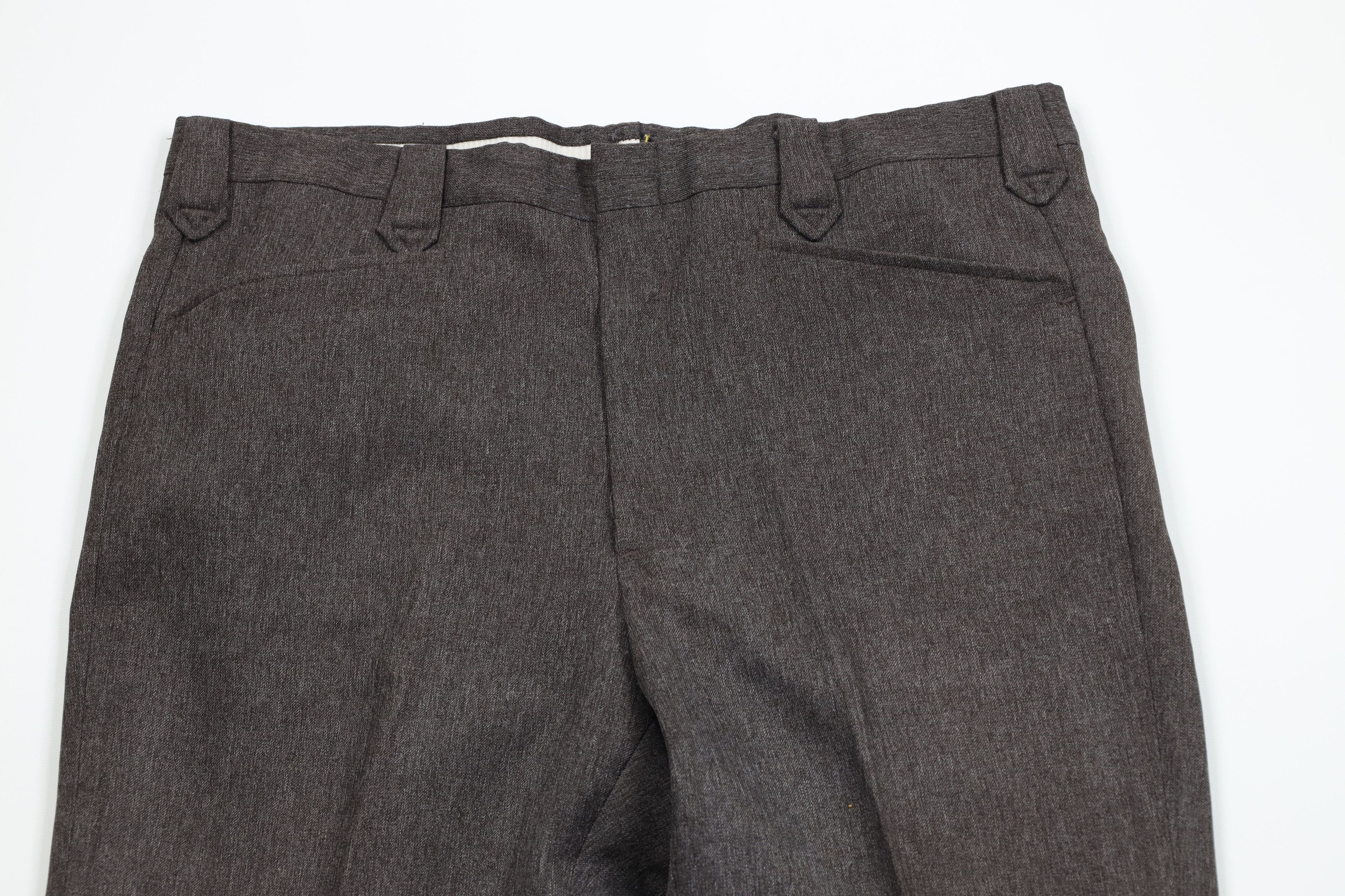 Vintage Vintage 70s Streetwear Rodeo Cowboy Knit Wide Leg Pants USA Size US 36 / EU 52 - 2 Thumbnail