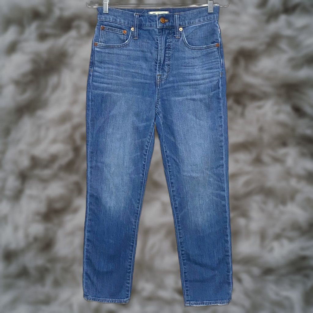 Madewell VINTAGE Madewell The Perfect Cropped Jeans 26 Raw Hem Stretch Capsule Y2K Jeans Womens Size 27" / US 4 / IT 40 - 1 Thumbnail