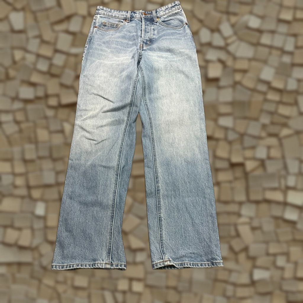 H&M H&M Jeans Women's 4 Blue Denim Medium Wash Straight Leg 36" Length Jeans Women Size 27" / US 4 / IT 40 - 1 Thumbnail