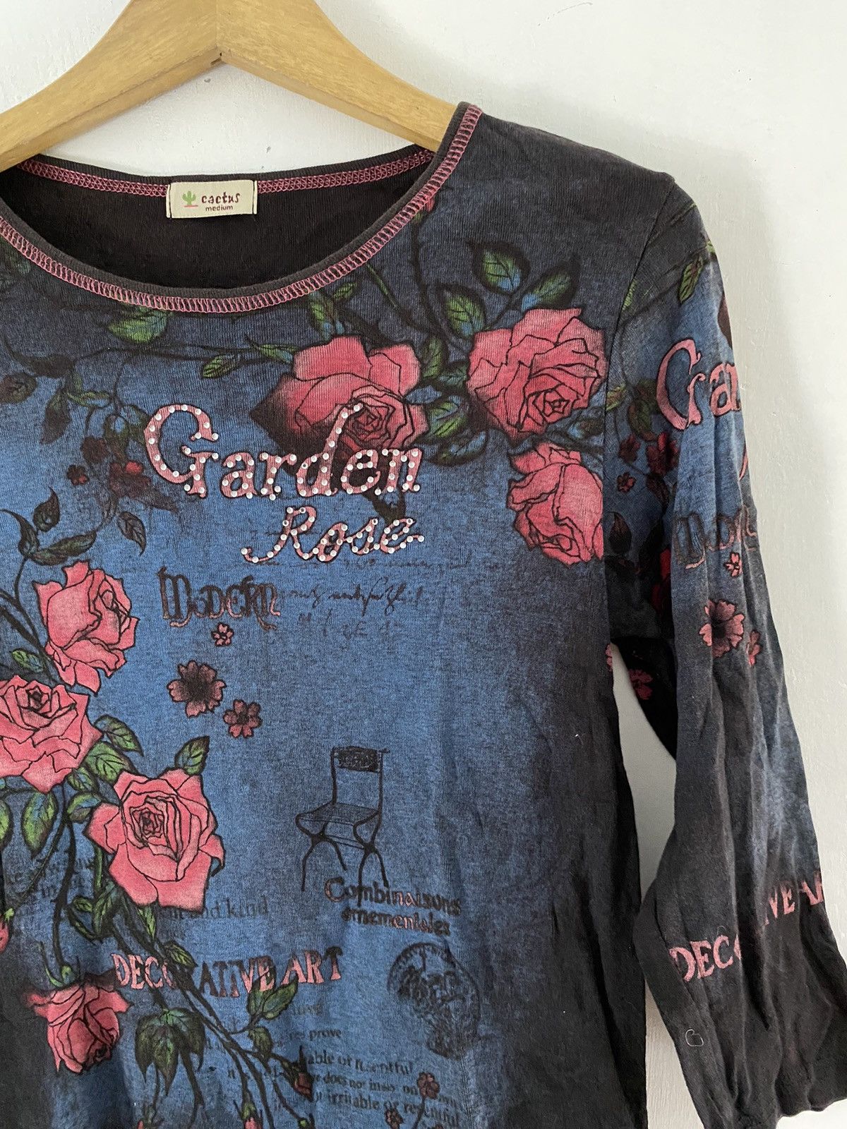 Beauty Beast × Hysteric Glamour × Japanese Brand Garden rose longsleeve jpg style Size US M / EU 48-50 / 2 - 3 Thumbnail