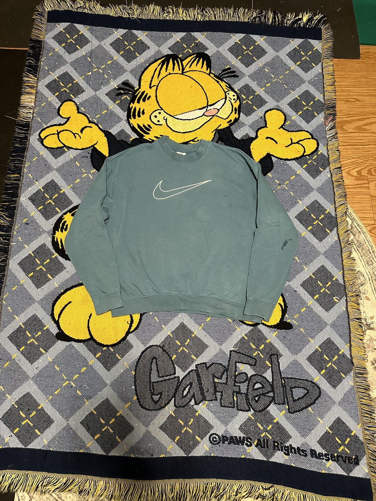 Nike Y2K Big Swoosh Nike Sweater Size US XS / EU 42 / 0 - 1 Thumbnail