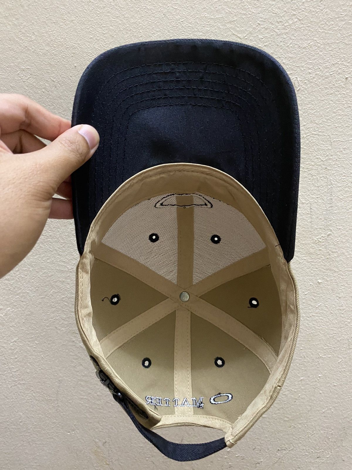 Oakley × Vintage Vintage Unworn Oakley Two Tone 90' Logo Hat Size ONE SIZE - 4 Thumbnail