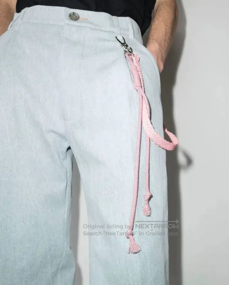 Song For The Mute SONG FOR THE MUTE Chain key straight-leg pants Size US 34 / EU 50 - 2 Thumbnail