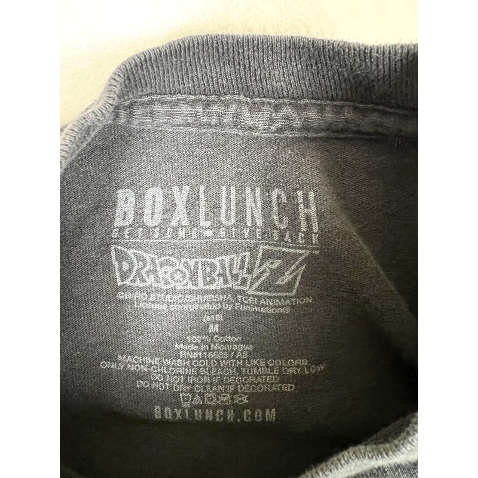 Vintage Dragon Ball Z Shirt Mens M Black BoxLunch Son Goku Super Saiyan Long Sleeve Graphic Print Crew Neck Emergency? Size US M / EU 48-50 / 2 - 3 Thumbnail