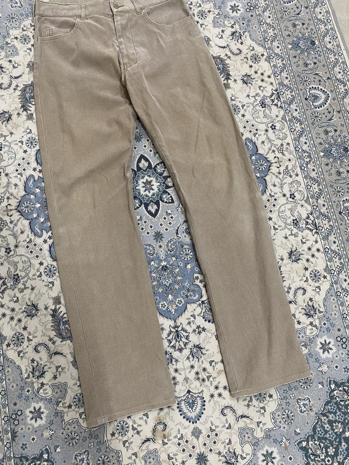 Katharine Hamnett London HAMNETT BROWN PANTS JEANS LGB PUNK DESIGNER ITALY Size US 32 / EU 48 - 2 Thumbnail
