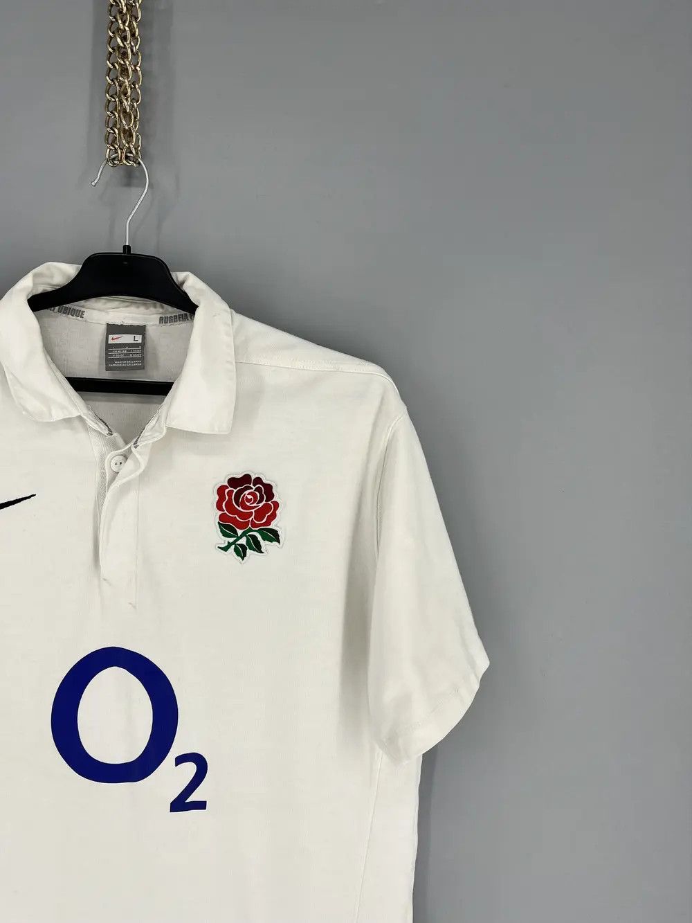 Nike England Rugby Union 2009 2010 Nike Home Classic Jersey Size US M / EU 48-50 / 2 - 5 Thumbnail