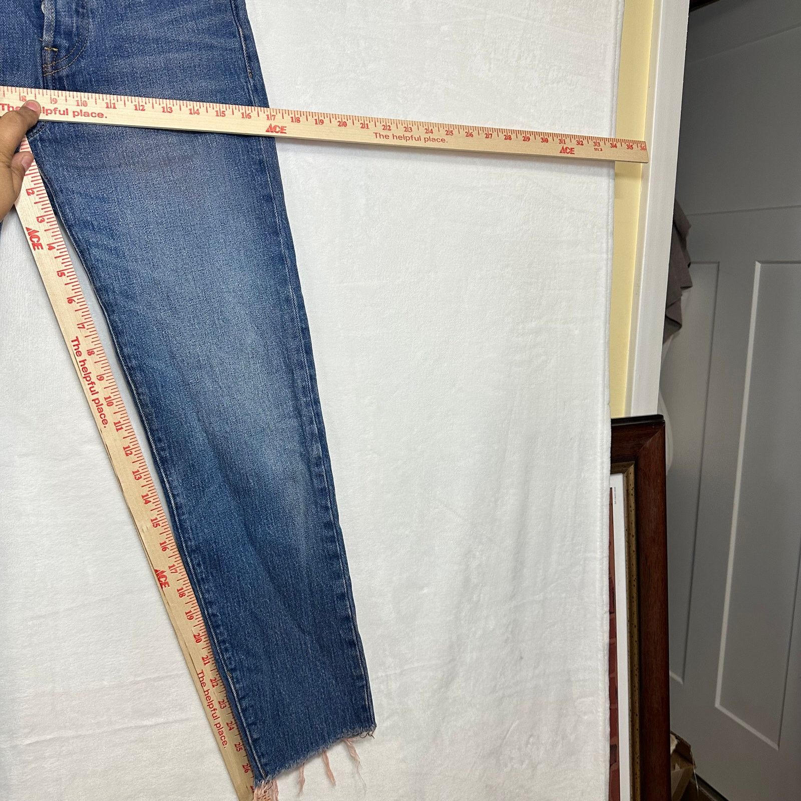 Levi's Levi's Jeans 26 White Oak Cone Medium Wash Pink Dyed Skinny Size 26" / US 2 / IT 38 - 8 Thumbnail