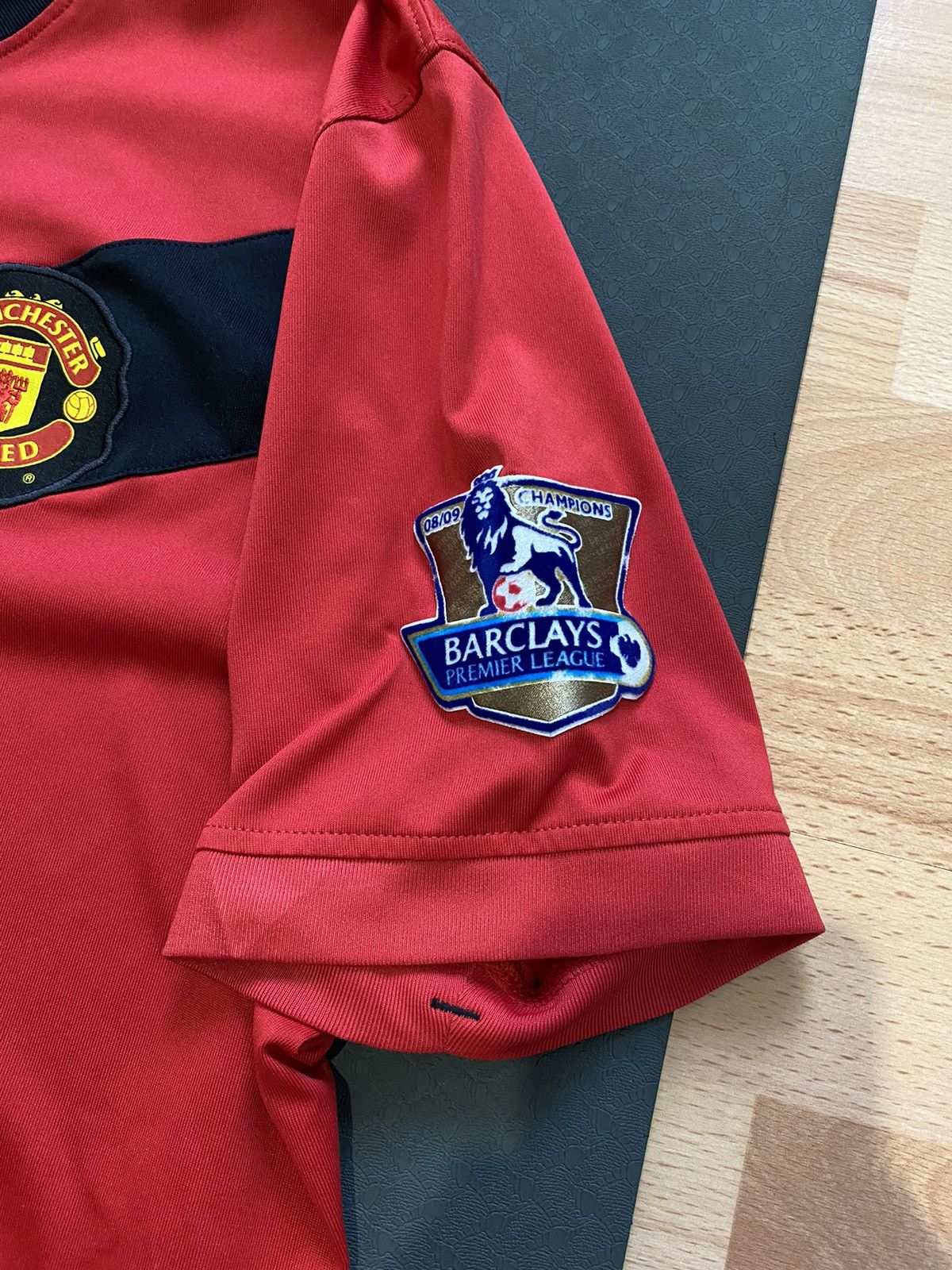 Nike Manchester United Shirt Red Home Kit 2008 2009 Nike Jersey Size US L / EU 52-54 / 3 - 3 Thumbnail