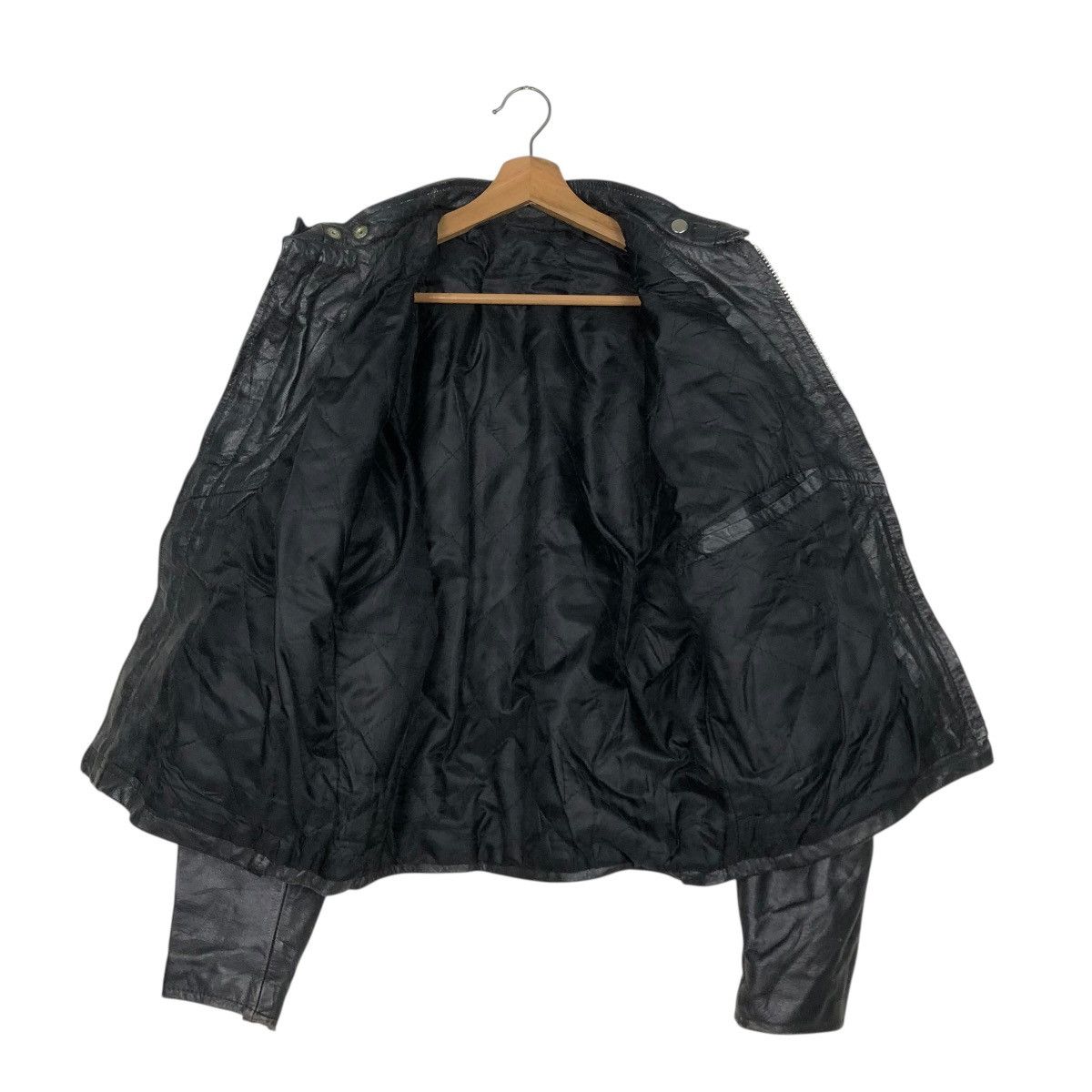 Japanese Brand 🔥VINTAGE BIKER LEATHER JACKET UNBRANDED ISSEY MIYAKE Size US M / EU 48-50 / 2 - 15 Thumbnail