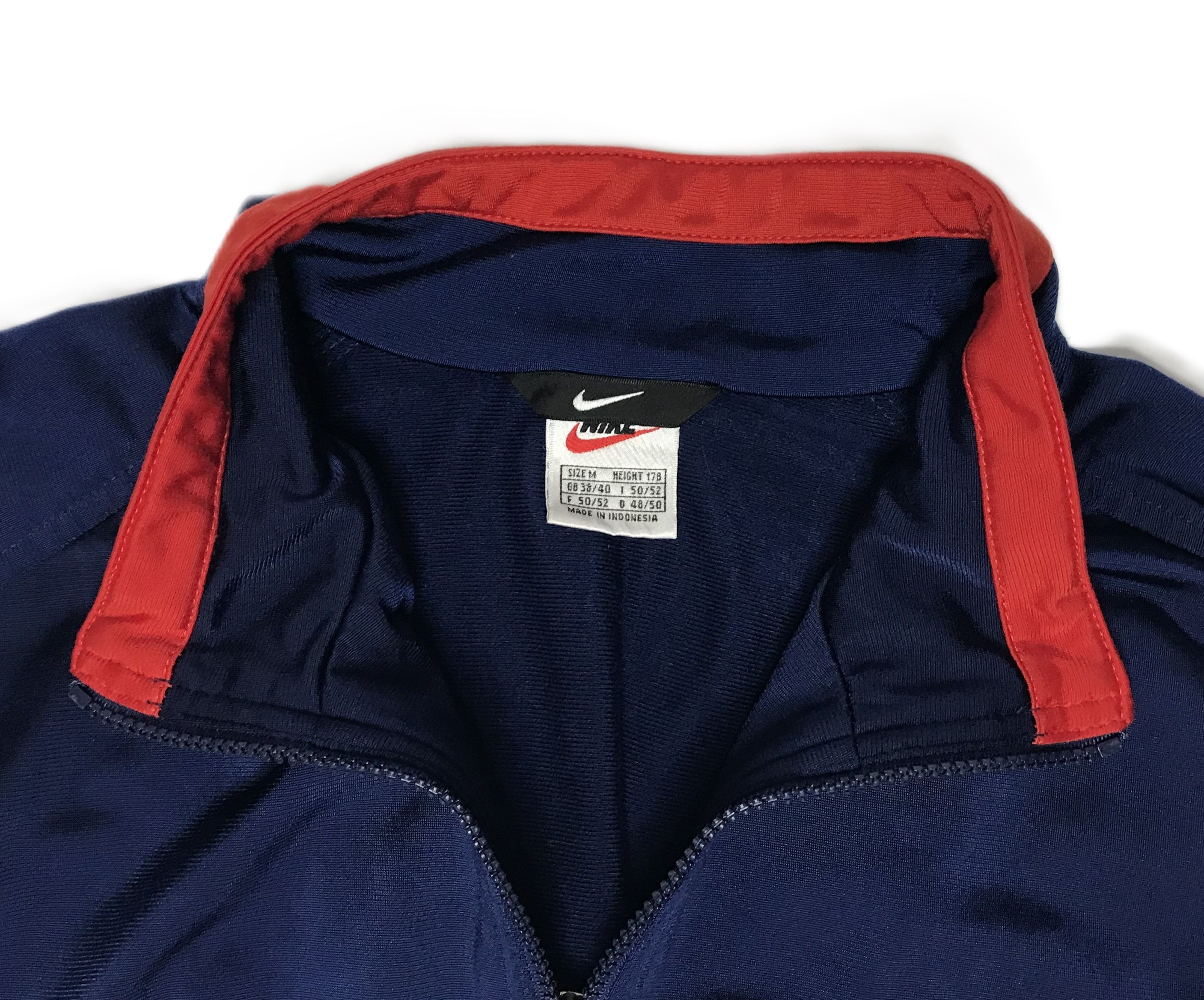 Nike Nike Vintage Mens Track Jacket Size M Navy Size US M / EU 48-50 / 2 - 6 Thumbnail