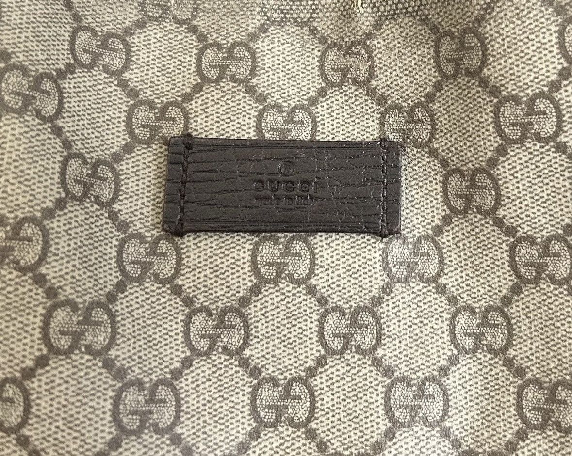 Gucci GUCCI GG Monogram Supreme Tote Bag Handbag Brown Size ONE SIZE - 3 Thumbnail