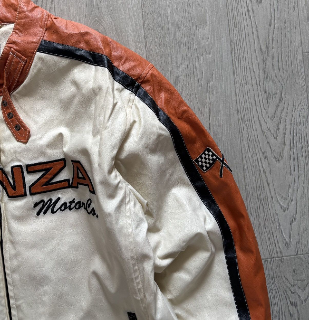 Vintage Vintage Monza Motorcycle Racing Leather Jacket Size US M / EU 48-50 / 2 - 5 Thumbnail