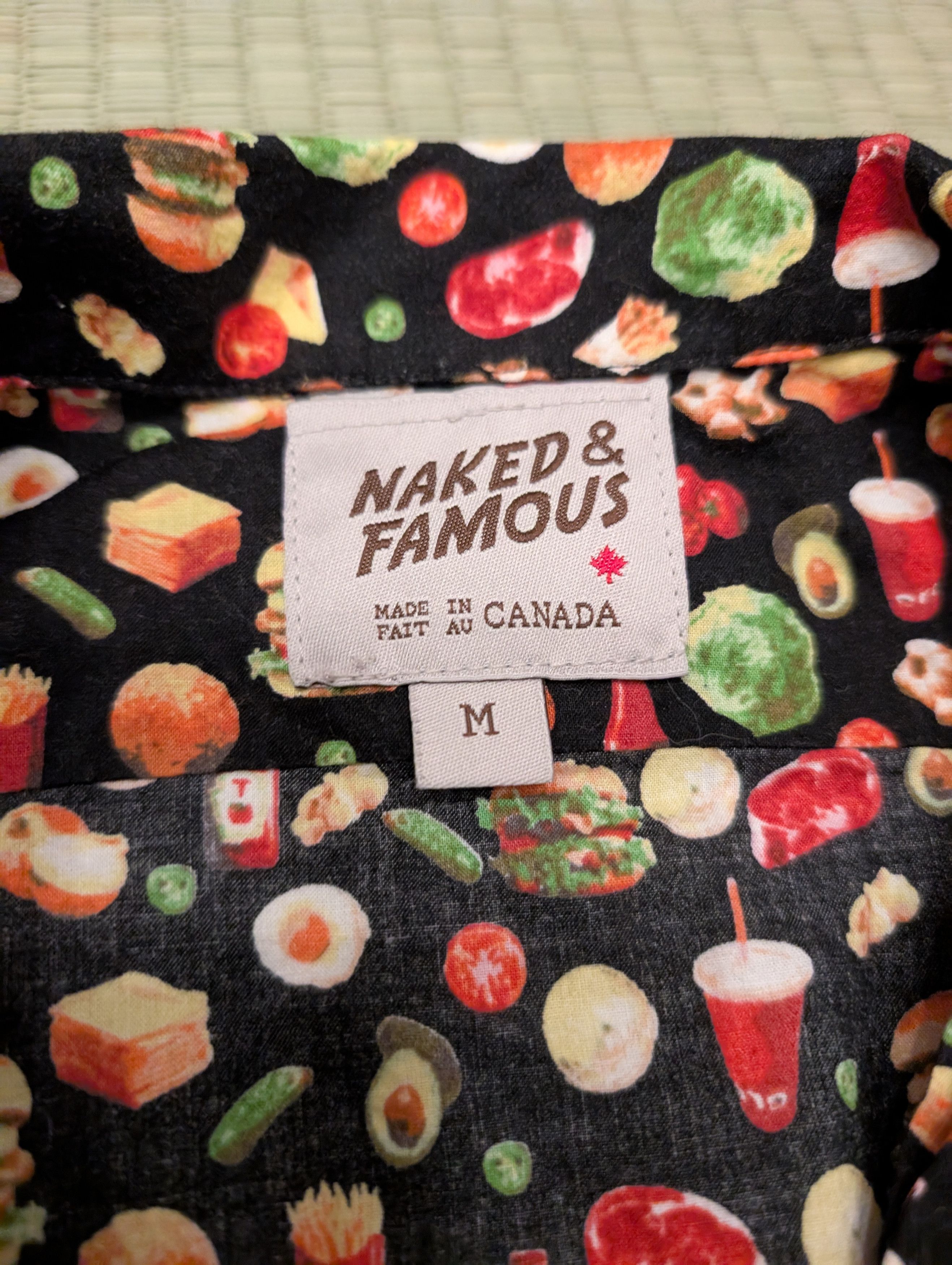 Naked & Famous Naked & Famous Aloha Shirt Vintage Fast Food Made in Canada Size US M / EU 48-50 / 2 - 3 Thumbnail