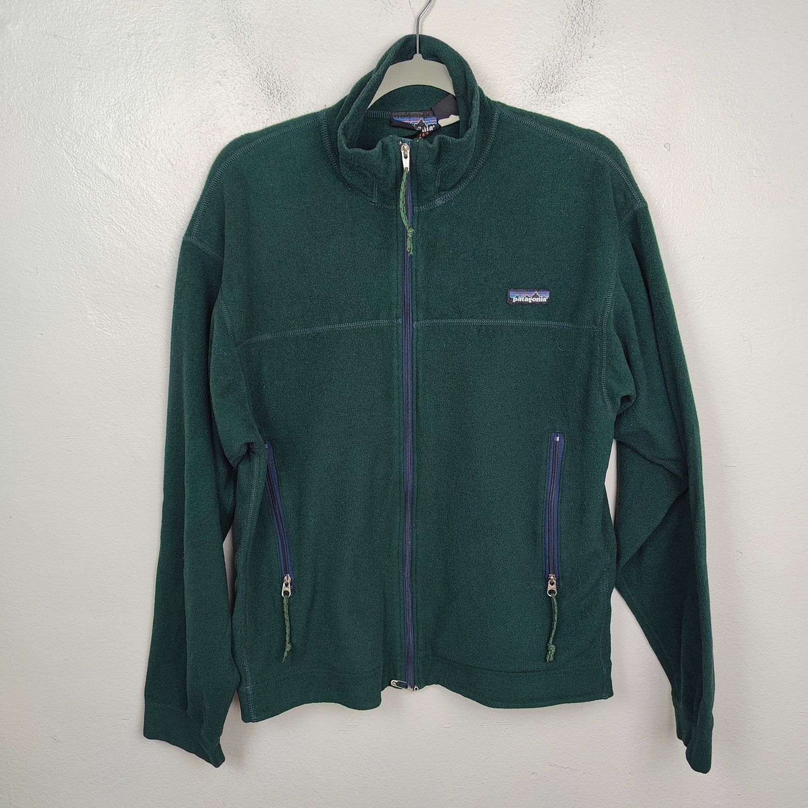 Patagonia Vintage 90s Patagonia Synchilla Jacket Mens Medium Green Size US M / EU 48-50 / 2 - 1 Thumbnail