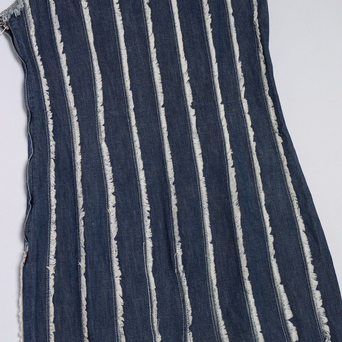 Jean Paul Gaultier Jean Paul Gaultier JPG Jeans Denim Raw Edge Fringe Dress Max Size M / US 6-8 / IT 42-44 - 14 Thumbnail